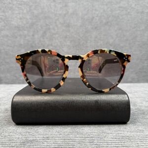Illesteva Leonard II E Y2K Sunglasses Tortoise Shell Round Handmade France C.81